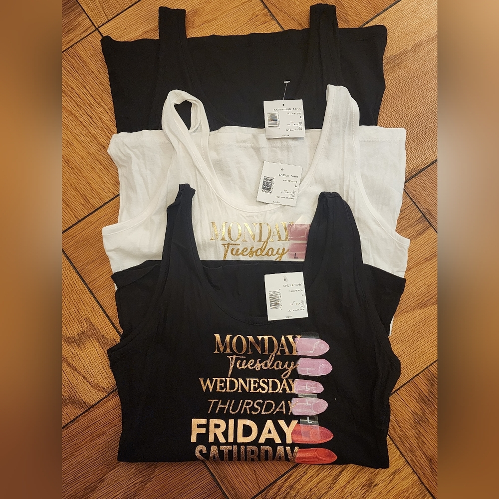 3 PIECE BUNDLE SET OF LADIES TANK TOPS